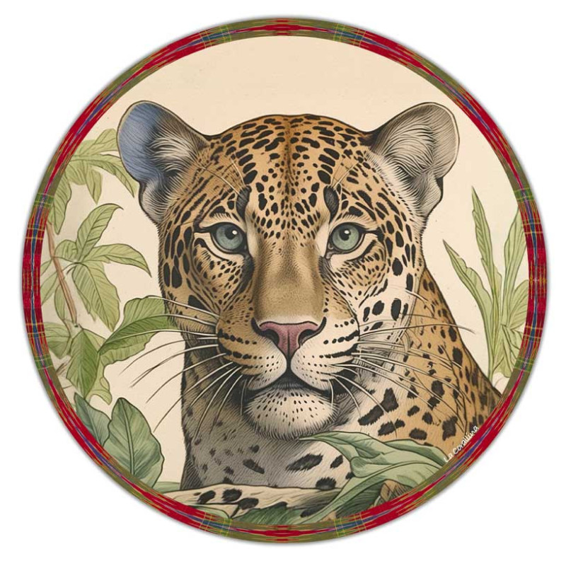 Felini Jungla Round Placemat Model 04