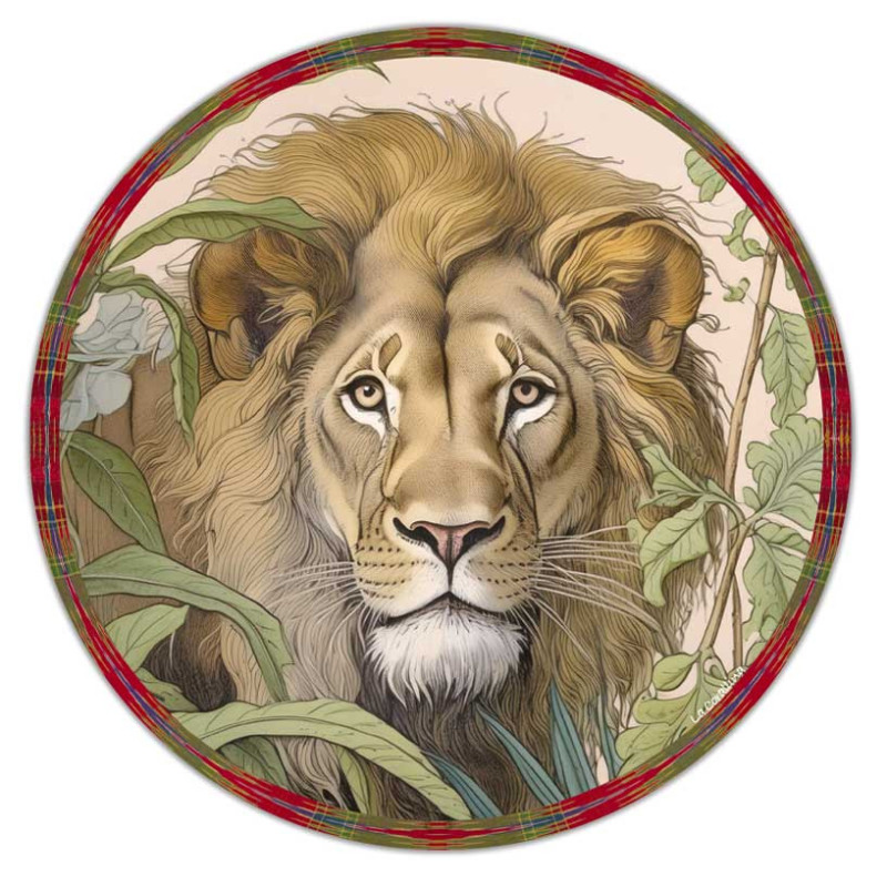 Felini Jungla Round Placemat Model 05