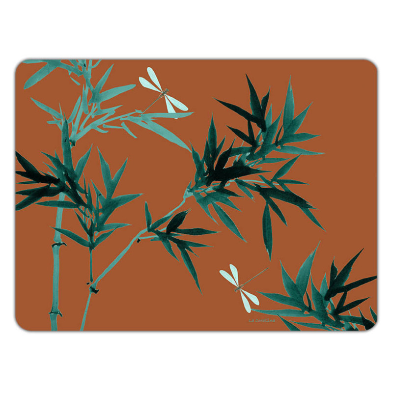 Flores Bamboo Rectangular Placemat model 04