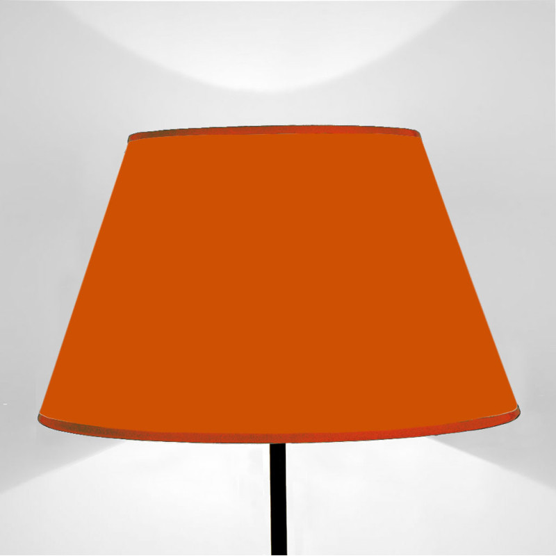 Lampshade truncated cone Solid color Orange