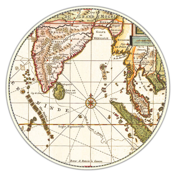 Mappa Antica Indie