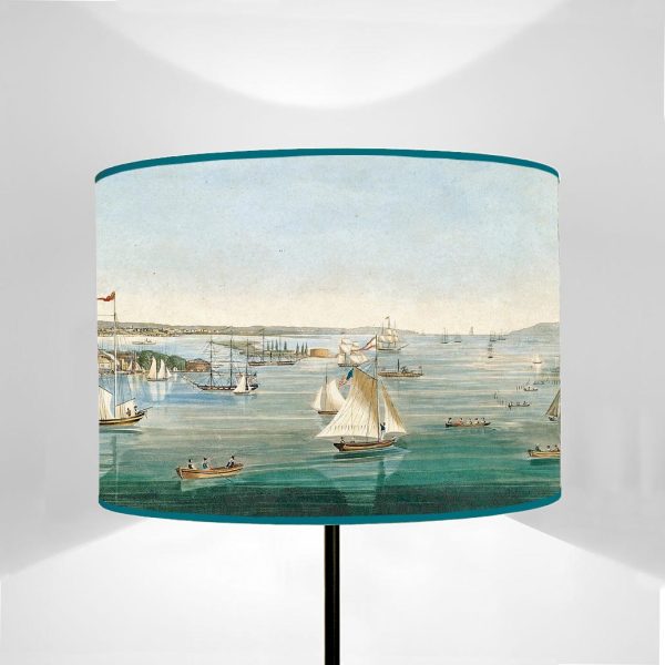 Cylinder lampshade Discovering New York