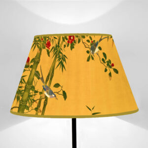 Lampshade Trunk cone Nightingales on Bamboo